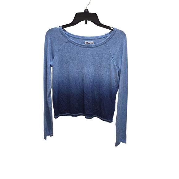 Girls Long Sleeve Ombre Blue Top Size XL NWT - Picture 3 of 8